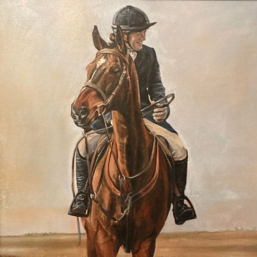 A4 Horse Portrait Painting